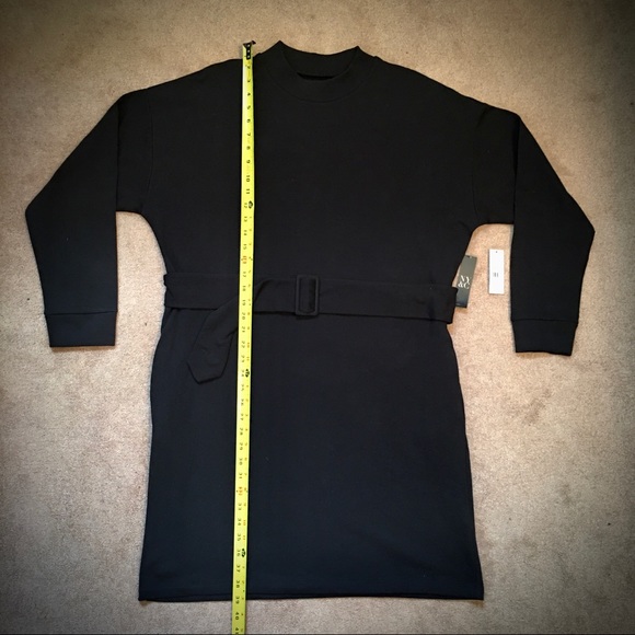 NY & Co Soho Street Belted SweatShirt Dress - Picture 4 of 13